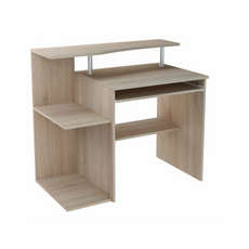MARIO - Computertisch mit Tastaturablage - Eiche Sonoma H91cm B100cm T58cm