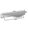 Edge Grip Rundprofil-Griff 416mm (436mm Gesamtlänge) - Aluminium