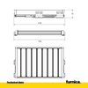 Ausziehbarer Hosenbügel für 70cm-Schrank Soft-Close - Einzelner Fachboden - Grau