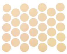 Schraubabdeckkappen Selbstklebend - Beige 18mm