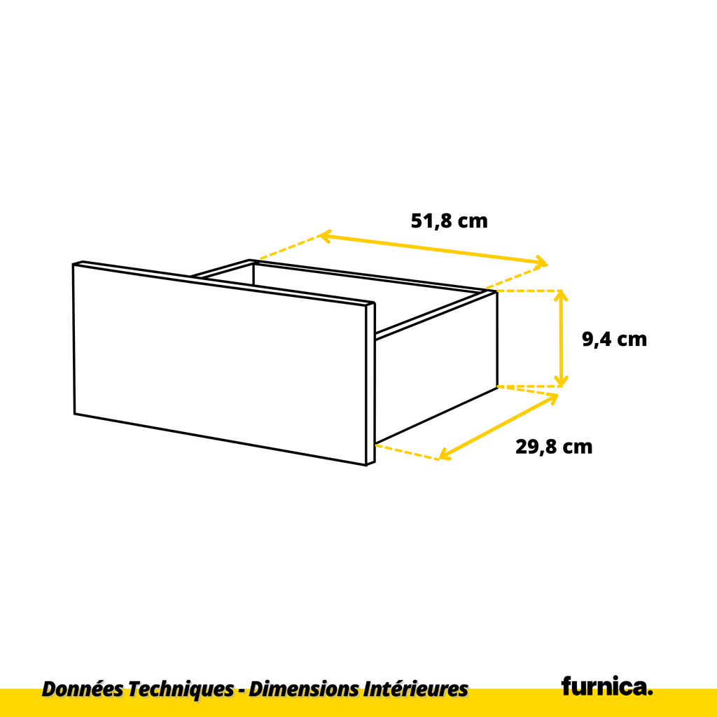 GABRIEL - Kommode / Sideboard mit 8 Schubladen - Anthrazit Grau / Wotan Eiche H92cm B120cm T33cm