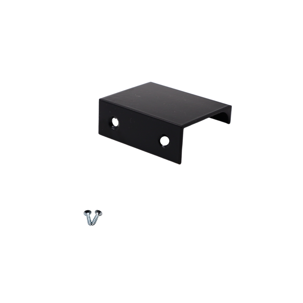Griffleiste Kantengriff 32mm (52mm Gesamtlänge) - Schwarz