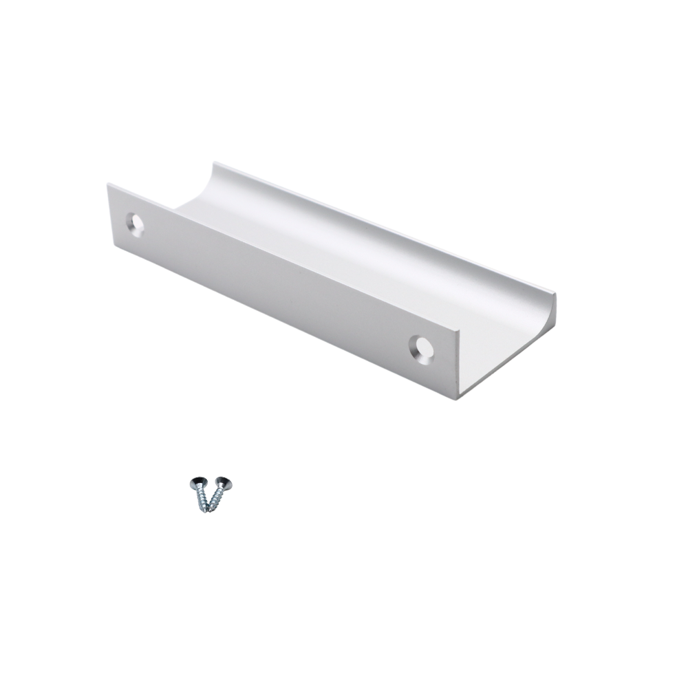 Griffleiste Kantengriff 96mm (116mm Gesamtlänge) - Aluminium