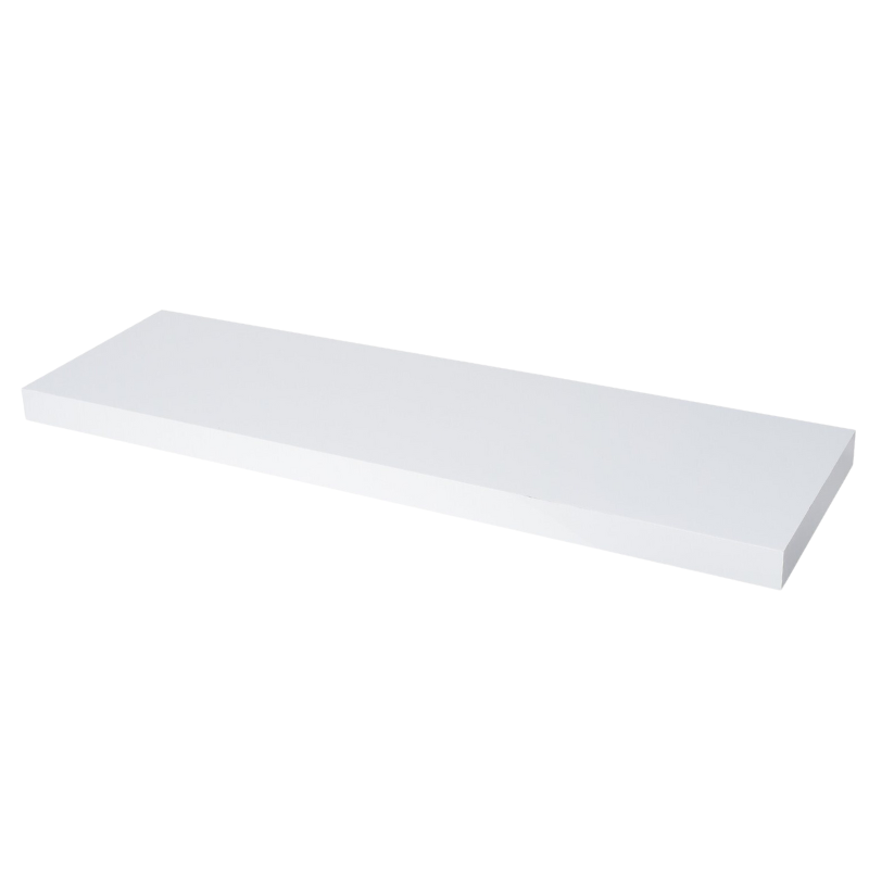 Verdecktes Bücherregal - 3er Pack - Weiß Matt - 80cm