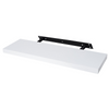 Verdecktes Bücherregal - 3er Pack - Weiß Matt - 80cm