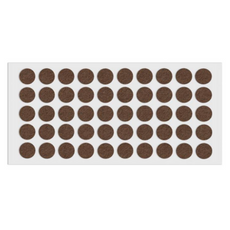 Selbstklebendes Filzpad Ø18mm Braun