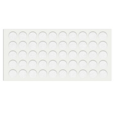Selbstklebendes Filzpad Ø18mm Weiß