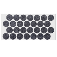Selbstklebendes Filzpad Ø28mm Grau
