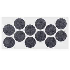 Selbstklebendes Filzpad Ø40mm Grau