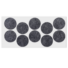 Selbstklebendes Filzpad Ø45mm Grau