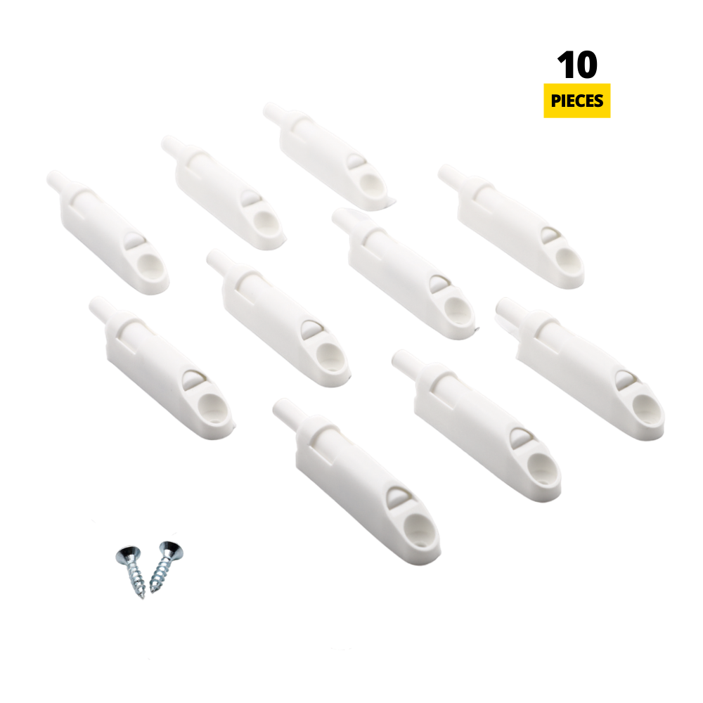 Soft-Close Schranktürdämpfer + Adapter (10 Stück)