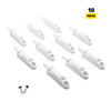 Soft-Close Schranktürdämpfer + Adapter (10 Stück)