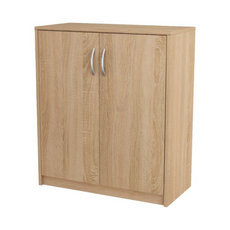 JULIA - Unterschrank mit Regalen - 2 Türen - Sonoma Eiche H85cm B74cm T35cm