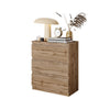GABRIEL - Nachttisch / Nachtschrank mit 3 Schubladen -  Wotan Eiche - H72cm B60cm T33cm