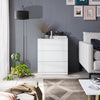 GABRIEL - Kommode / Sideboard mit 3 Schubladen - Weiß Matt H72cm B60cm T33cm