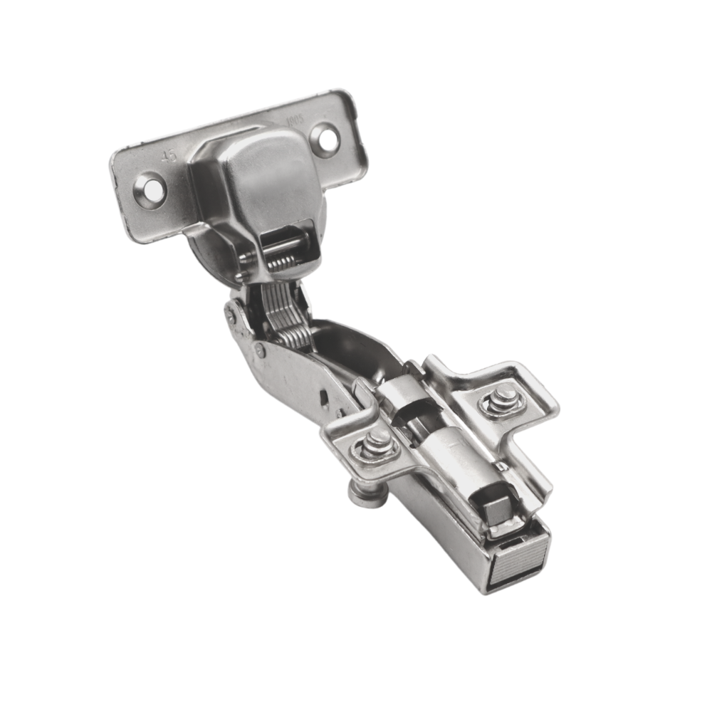 +45º Scharnier Soft-Close Topfband, H2 Montageplatte mit EURO Schrauben für Eckschränke
