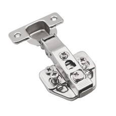 3D Soft-Close Scharnier Topfband, H0 Montageplatte mit EURO Schrauben, Eckanschlag