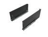1 Satz Soft-Close Schubladensystem, HOCH - SLIM, H: 185mm, Schwarz