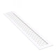 Aluminium-Lüftungsgitter für Küchenarbeitsplatten / Sockel, 480x80mm Weiß – Furnica