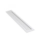 Aluminium-Lüftungsgitter für Küchenarbeitsplatten / Sockel, 484x60mm Silber – Furnica