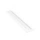 Aluminium-Lüftungsgitter für Küchenarbeitsplatten / Sockel, 484x60mm Weiß – Furnica