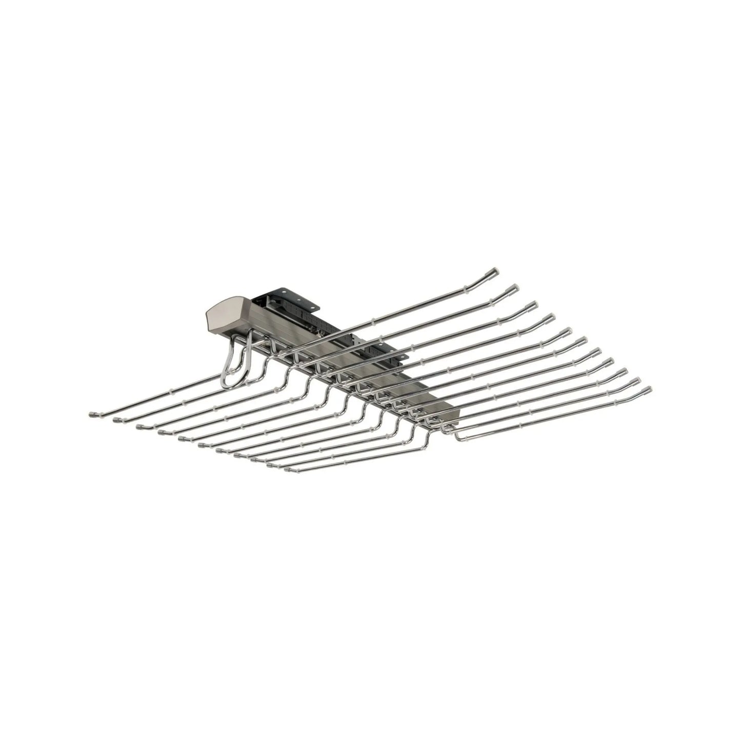 Ausziehbarer Doppelhosenbügel Soft Close - Grau – Furnica