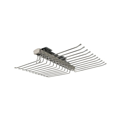 Ausziehbarer Doppelhosenbügel Soft Close - Grau – Furnica