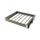 Ausziehbarer Hosenbügel für 90cm-Schrank Soft-Close - Einzelner Fachboden - Grau – Furnica