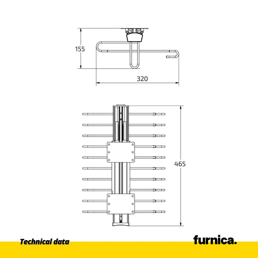 Ausziehbarer Hosenbügel Soft-Close - Grau – Furnica