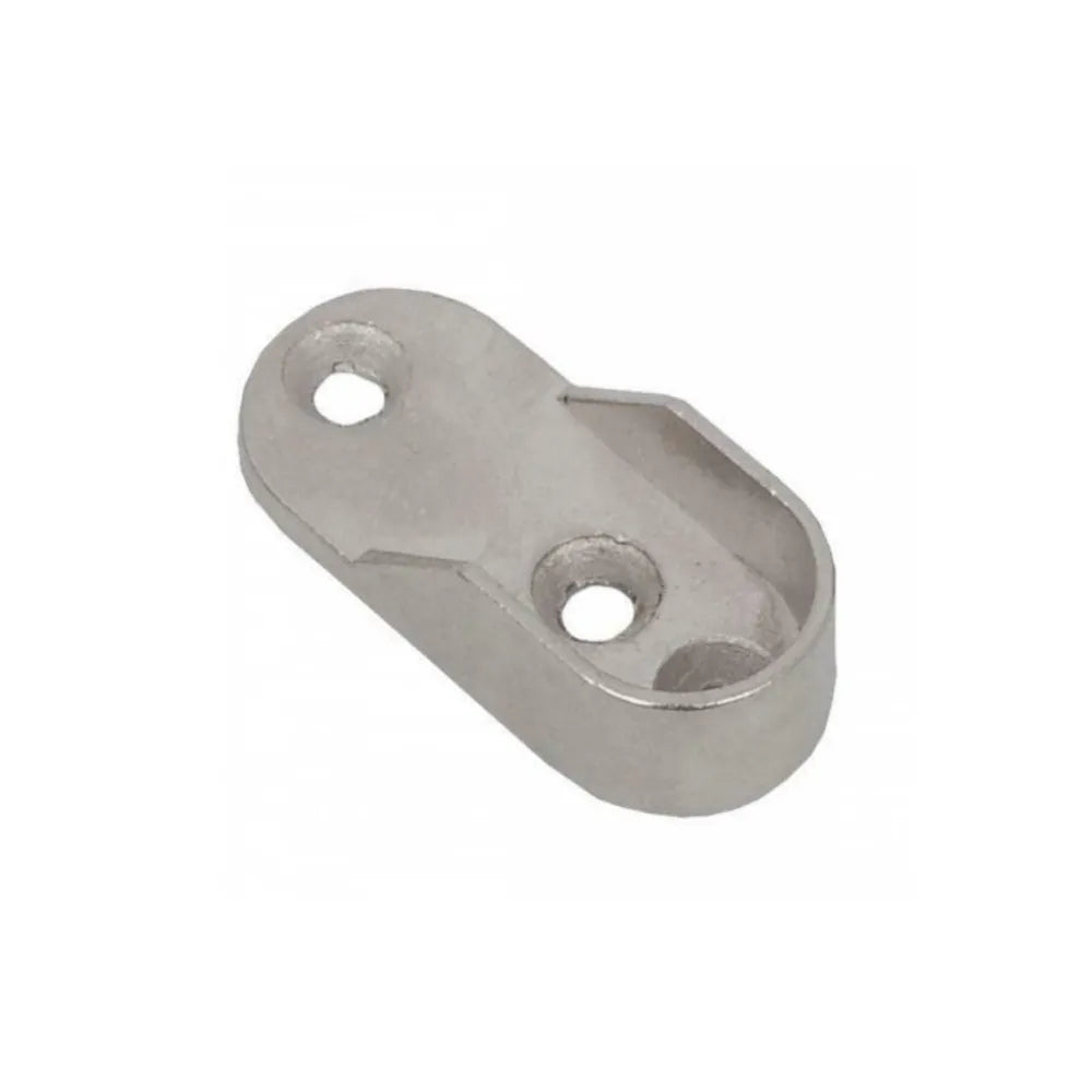 Befestigung für 15x30mm Oval Stange, Nickel – Furnica