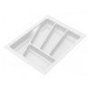Besteckeinsatz für Schublade, Korpusbreite: 400mm, Tiefe: 430mm - Weiß