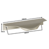 Edge Grip Rundprofil-Griff 160mm (180mm Gesamtlänge) - Gebürsteter Edelstahl