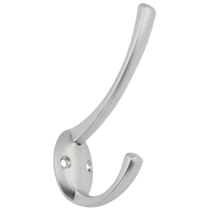 Doppelter Hut- und Mantelhaken -108mm - Silber – Furnica