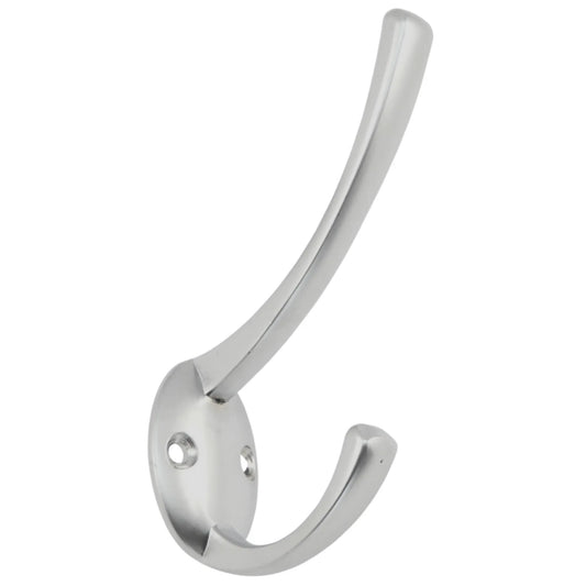 Doppelter Hut- und Mantelhaken -108mm - Silber – Furnica