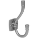 Doppelter Hut- und Mantelhaken - 115 mm - Silber – Furnica