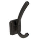 Doppelter Hut- und Mantelhaken - 122 mm - Schwarz – Furnica