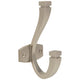 Doppelter Hut- und Mantelhaken - 128 mm - Satin – Furnica