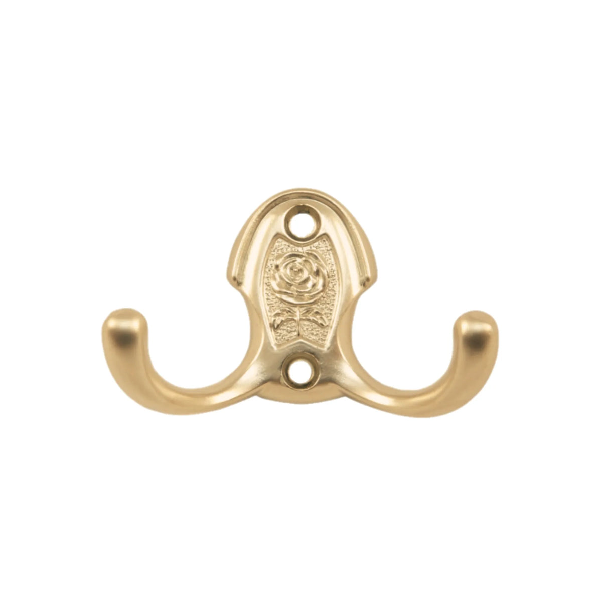 Doppelter Kleiderhaken - 46mm - Messing – Furnica