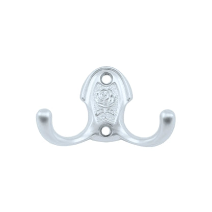 Doppelter Kleiderhaken - 46mm - Silber – Furnica