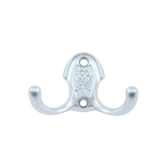 Doppelter Kleiderhaken - 46mm - Silber – Furnica