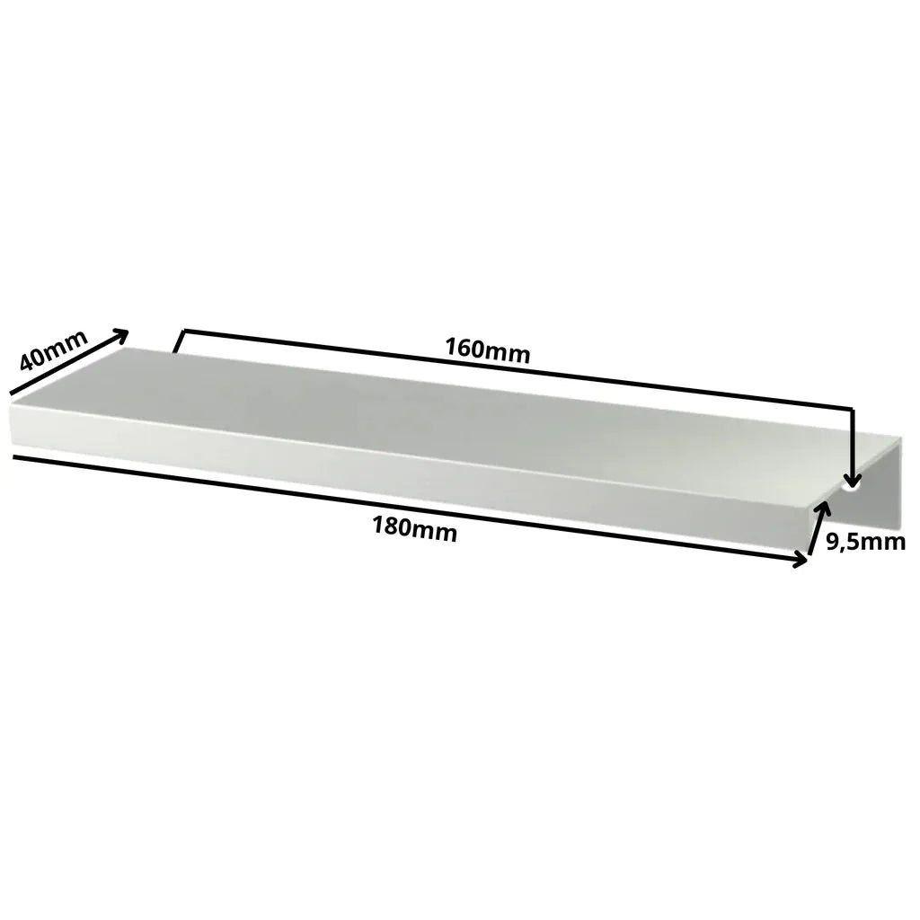 Edge Grip Rundprofil-Griff 160mm (180mm Gesamtlänge) - Aluminium – Furnica