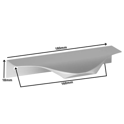 Edge Grip Rundprofil-Griff 160mm (180mm Gesamtlänge) - Elektropoler – Furnica