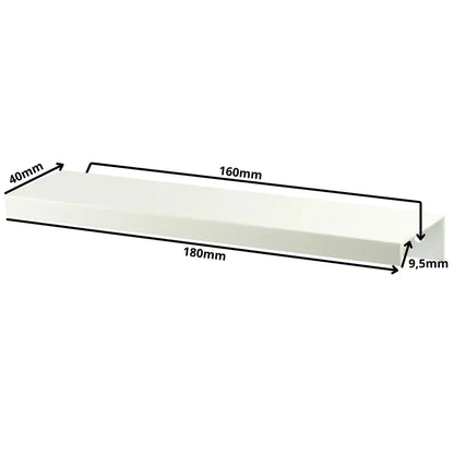 Edge Grip Rundprofil-Griff 160mm (180mm Gesamtlänge) - Weiß – Furnica