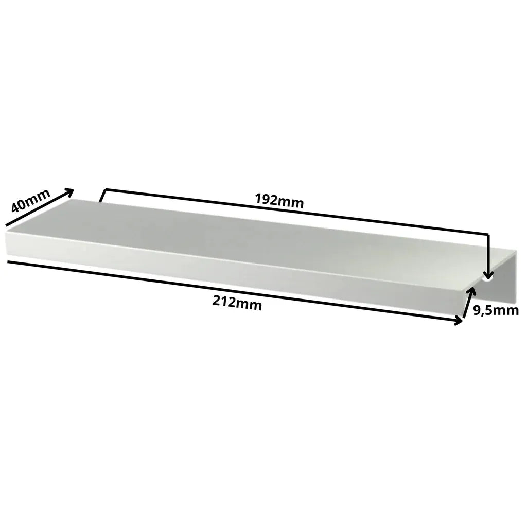Edge Grip Rundprofil-Griff 192mm (212mm Gesamtlänge) - Aluminium – Furnica