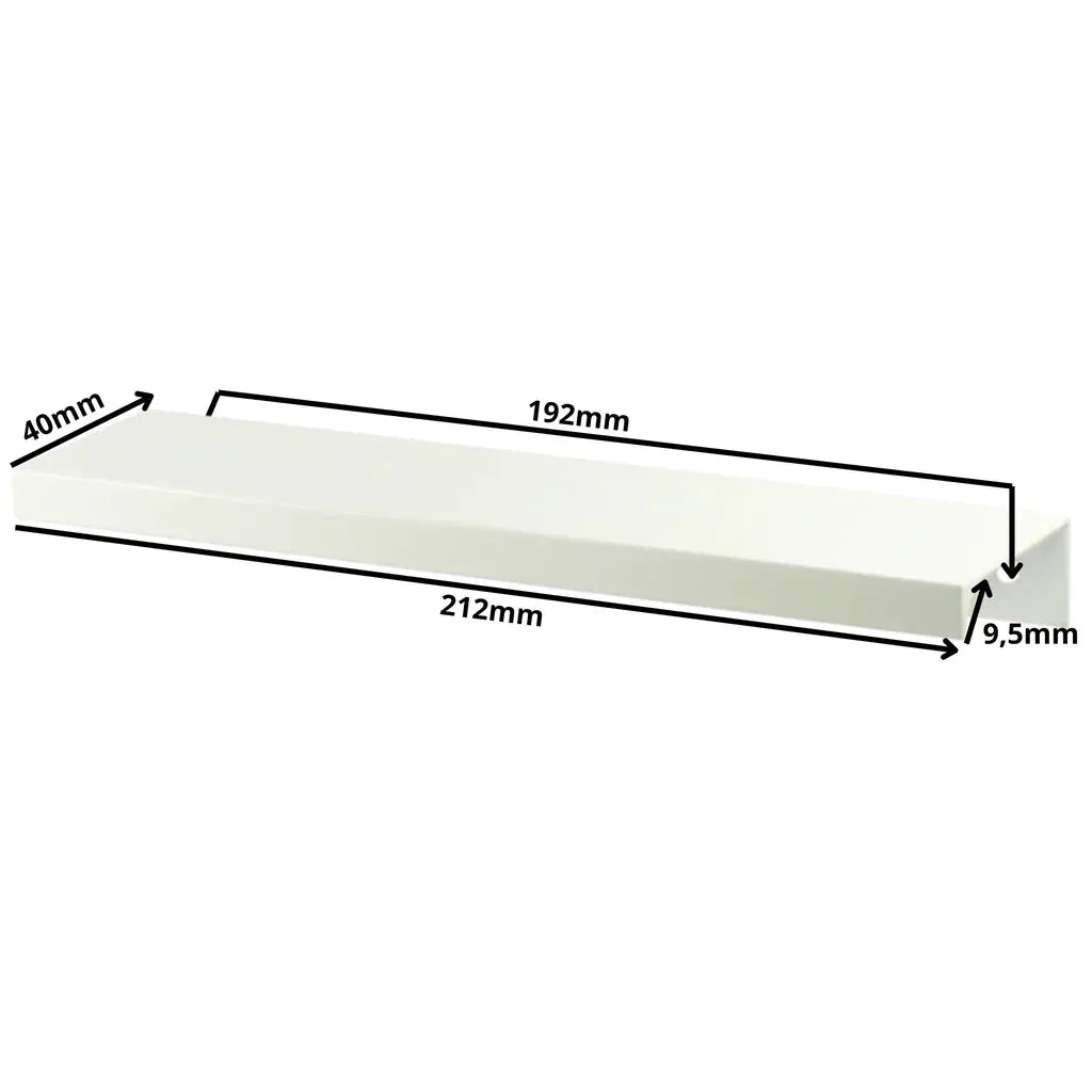 Edge Grip Rundprofil-Griff 192mm (212mm Gesamtlänge) - Weiß – Furnica