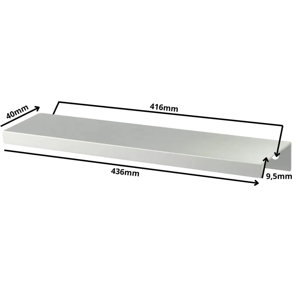 Edge Grip Rundprofil-Griff 416mm (436mm Gesamtlänge) - Elektropoler – Furnica