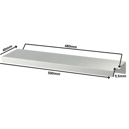 Edge Grip Rundprofil-Griff 480mm (500mm Gesamtlänge) - Aluminium – Furnica
