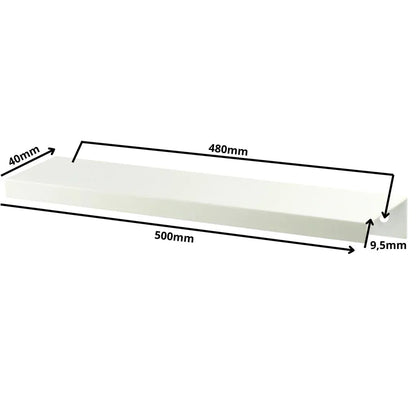 Edge Grip Rundprofil-Griff 480mm (500mm Gesamtlänge) - Weiß – Furnica