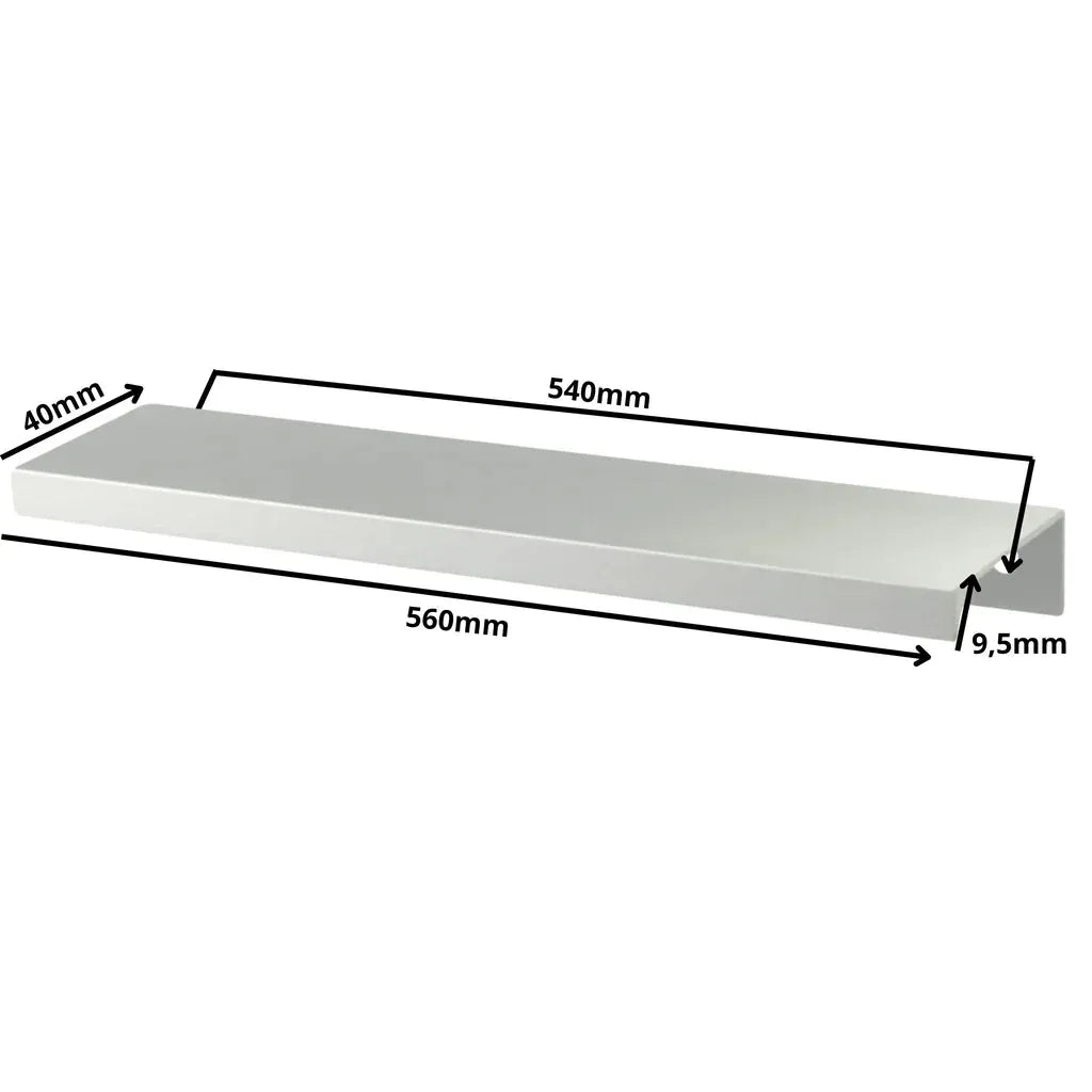 Edge Grip Rundprofil-Griff 540mm (560mm Gesamtlänge) -  Aluminium – Furnica