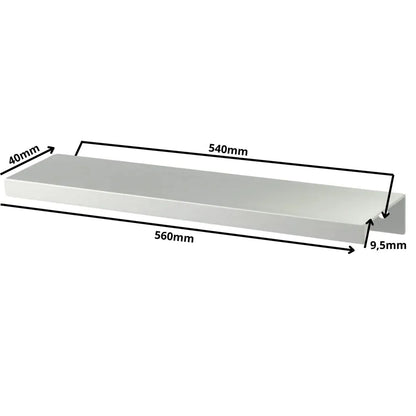 Edge Grip Rundprofil-Griff 540mm (560mm Gesamtlänge) -  Aluminium – Furnica